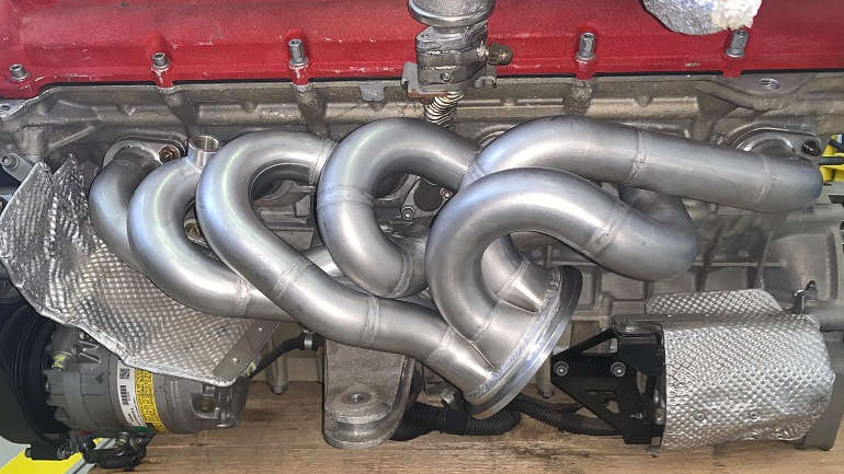 Photo of Fiammenghi Italia 6-1 Manifolds with 200-Cell Sport Cats for the Ferrari 599 GTB/SA Aperta - Image 3